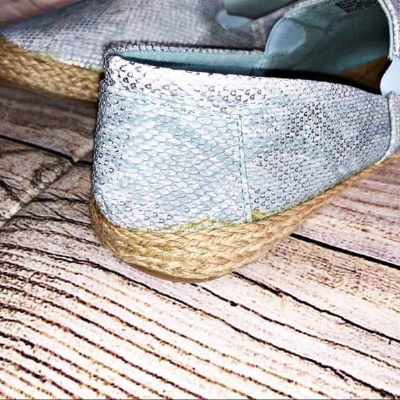 Seven7 Cape Azul Espadrille Flats Chambray Size 10 - Picture 12 of 12